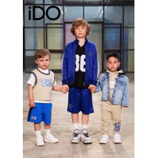 ROYAL BLUE OPEN SLEEVE SWEATER WITH ZIP